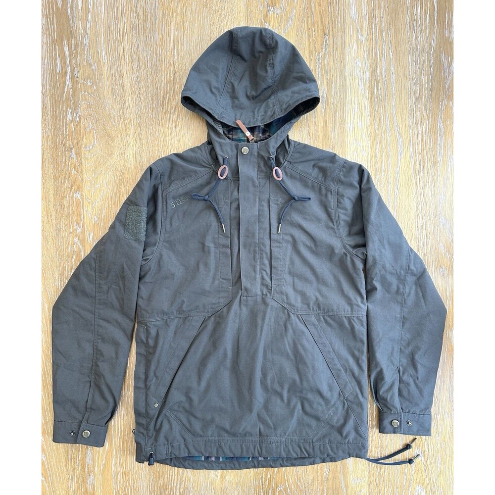 5.11 Tactical Men’s Small Hooded Anorak Jacket Olive Green NWOT